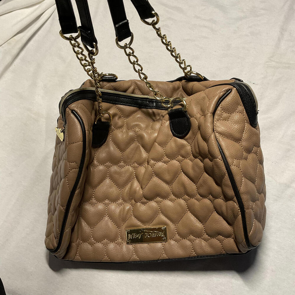 Betsey Johnson Tan bag